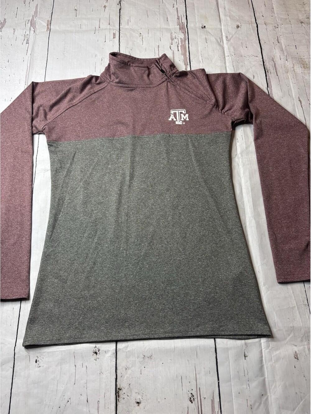 Texas A&M Aggies Nike Jacket Small Women’s Dri-Fit 1/4 Zip Pullover (I5)